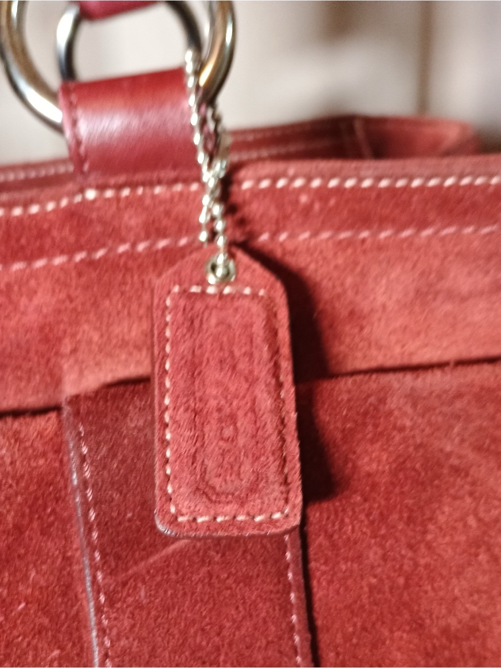 Coach Suede SoHo Totes - Picture 6 of 11